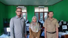 persiapan pelaksanaan assesmen nasional berbasis computer di SMP IT As Salaam Kabupaten Fakfak