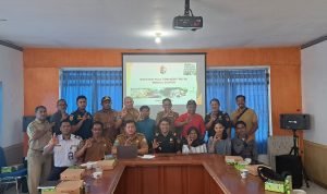 Foto. Dinas Perkebunan dan Beberapa stakeholder yang terkait bekerja sama guna menyukseskan ekspor pala dari Fakfak ke kancah internasional 