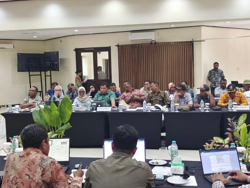 Widhi Asmoro Jati, ST., MT., dalam kegiatan pembahasan Adendum dokumen Analisis Dampak Lingkungan (AMDAL) milik PT Rimbun Sawit Papua (ANDAL-RKL-UPL) yang berlangsung di Hotel Grand Papua Fakfak, Kamis (24/4/2025).