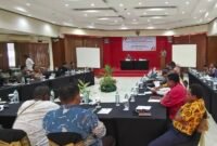 Widhi Asmoro Jati, ST., MT. Menyampaikan Kehadiran pabrik pengolahan sawit di Bomberay dan Tomage menjadi pusat pengembangan sawit di Papua Barat.