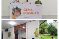 Foto. Sejumlah Relawan Rumah Zakat Fakfak melaksanakan kegiatan Bersih Masjid atau Musholla melalui program andalan Gema Bersih Hati yang kali ini dilaksanakan di musholla Istiqomah Jalan Nuri Wagom.