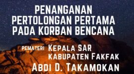 Foto. Flyer Kegiatan Relawan Rumah Zakat Fakfak.