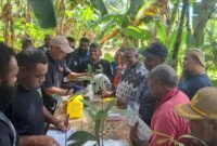 Foto. Pelatihan budidaya tanaman pala di Kabupaten Teluk Bintuni.