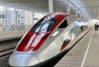 Foto. Kereta Api Cepat Whoosh yang menjadi polemik.