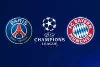 Foto. Laga Liga Champions antara PSG dan Bayern Munchen.