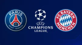 Foto. Laga Liga Champions antara PSG dan Bayern Munchen.