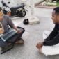 Proses wawancara secara offline dilakukan Relawan Rumah Zakat kepada calon relawan di RTH. KH. Ma'aruf Amin, Fakfak.