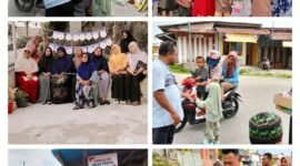 Foto Aksi Berbagi takjil yang dilakukan Paud Alfannisa.