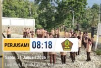 Saka Wanabakti Cabang Fakfak menggelar Perkemahan Jumat, Sabtu, dan Minggu (Perjumsami) selama tiga hari (30 Januari - 1 Februari) di halaman Kantor KPHP Unit VI Fakfak.