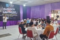Pengurus Wilayah (PW) Matahari Pagi Indonesia Provinsi DKI Jakarta bersama Karang Taruna Kelurahan Tebet Barat menggelar kegiatan buka puasa bersama dan santunan anak yatim di wilayah Tebet, Jakarta Selatan.